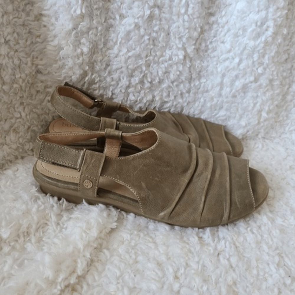 Bussola‎ Coimbra Glove Sandals in Aloe Green sz 39